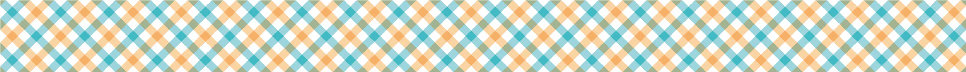 MT Masking Tape | Overlapping Gingham Check Orange Washi Tape - Image 3