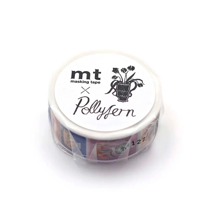 MT Masking Tape | Polly Fern Flower Washi Tape - Image 2