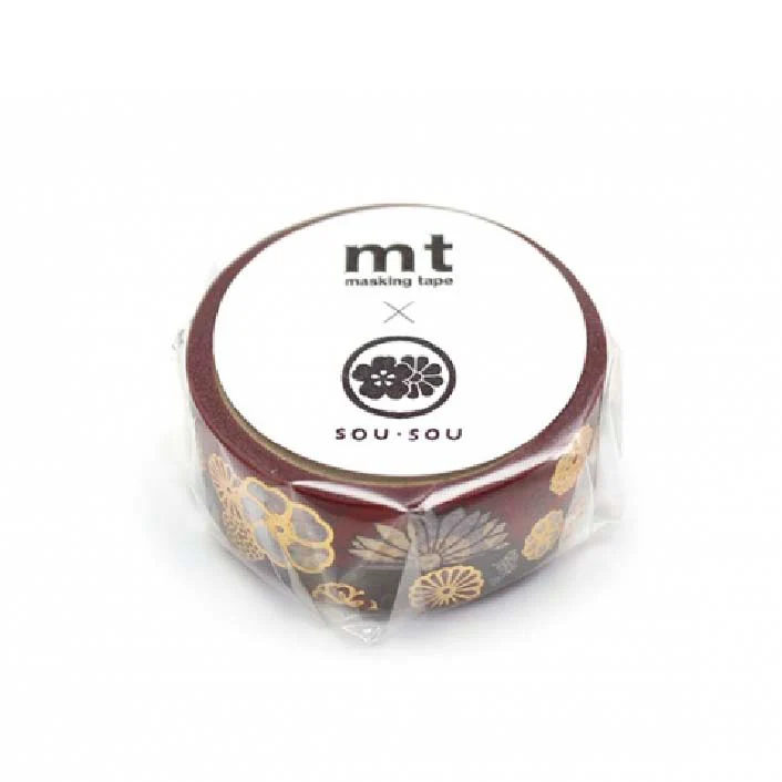 MT Masking Tape | SouSou Gold Brocade Washi Tape - Image 2
