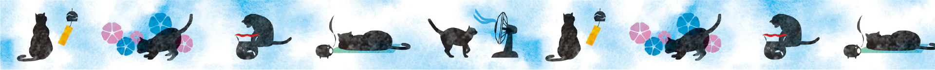 MT Masking Tape | Summer Cat Washi Tape - Image 3