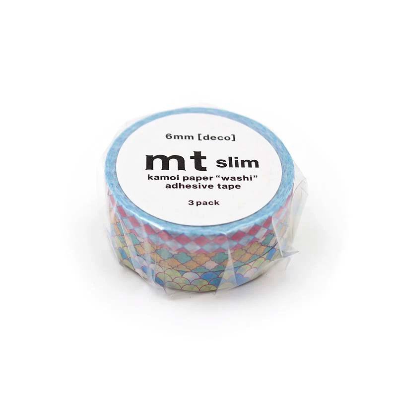 MT Masking Tape | Tile Slim Washi Tape (Set de 3) - Image 3