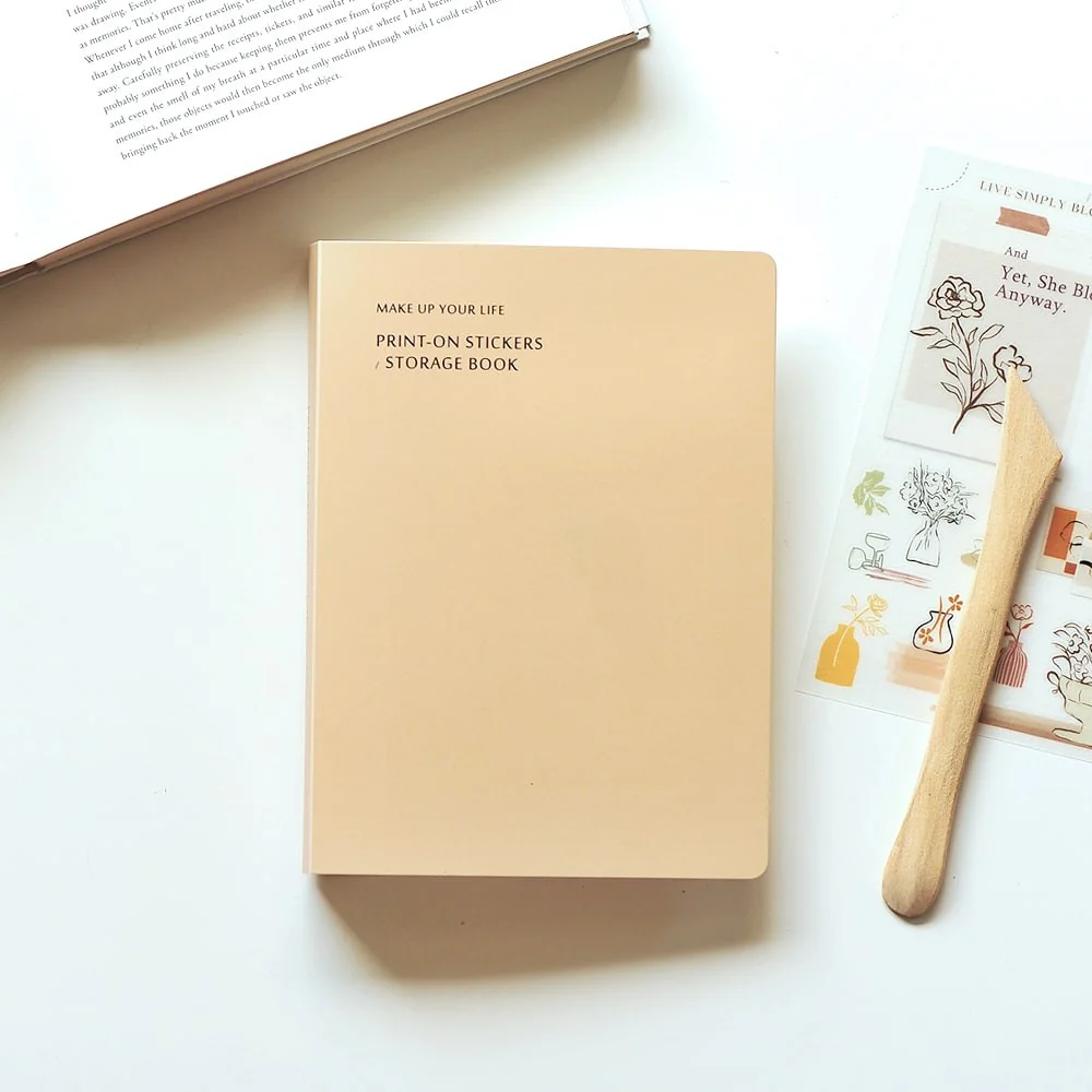 Mu Lifestyle | Carpeta Para Guardar Pegatinas Transferibles Milk Tea - Image 5