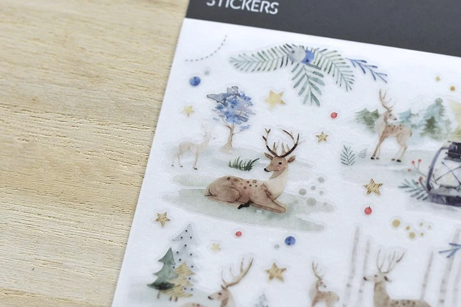 MU LifeStyle | Pegatinas Transferibles 1004 Blue Snow Forest - Image 3