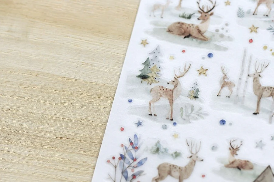 MU LifeStyle | Pegatinas Transferibles 1004 Blue Snow Forest - Image 5