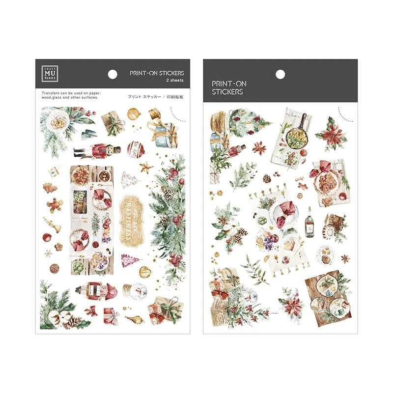 MU LifeStyle | Pegatinas Transferibles 1008 Christmas Feast