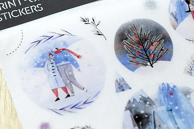 MU LifeStyle | Pegatinas Transferibles 1018 Winter Snow Play - Image 5