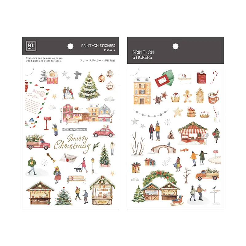 MU LifeStyle | Pegatinas Transferibles 1029 Merry Christmas