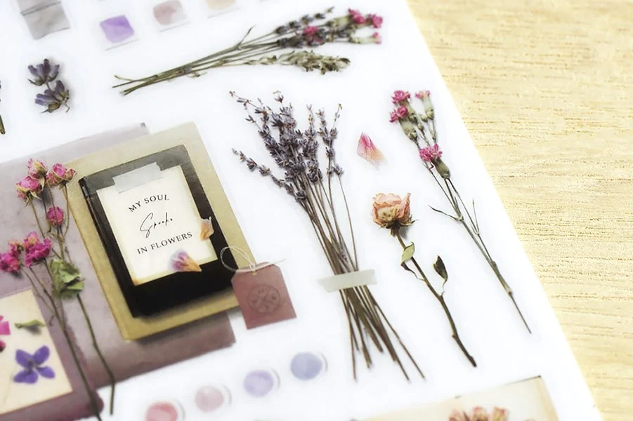 MU LifeStyle | Pegatinas Transferibles 140 Floral Diary - Image 2