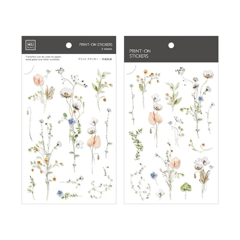 MU LifeStyle | Pegatinas Transferibles 160 Floating Flower