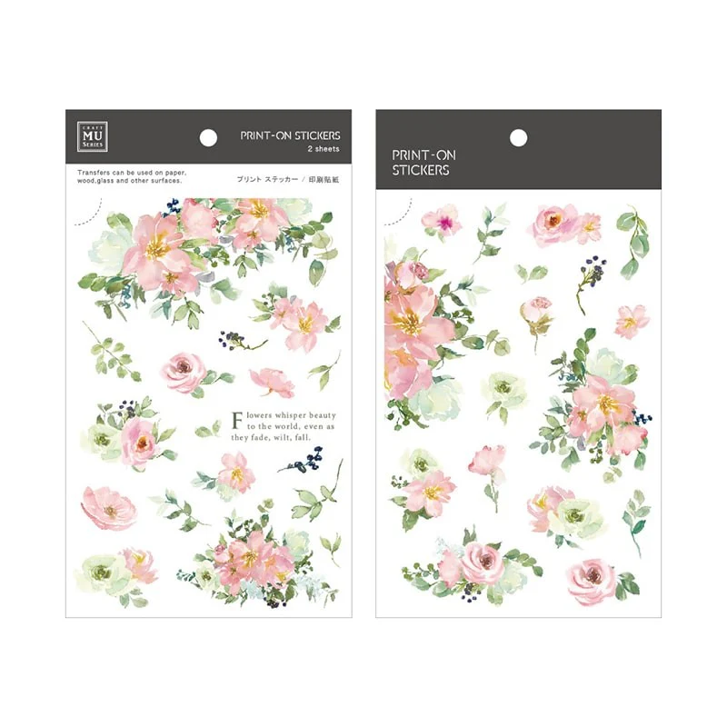 MU LifeStyle | Pegatinas Transferibles 170 Cotton Rose