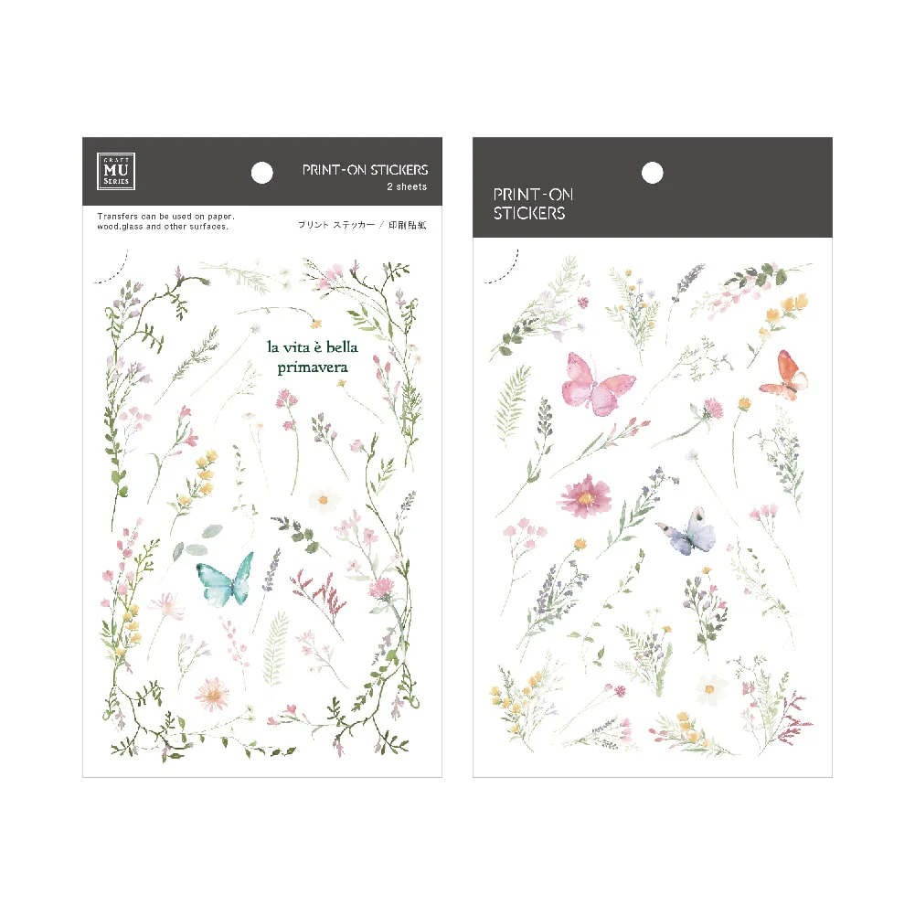 MU LifeStyle | Pegatinas Transferibles 183 Colorful Butterfly