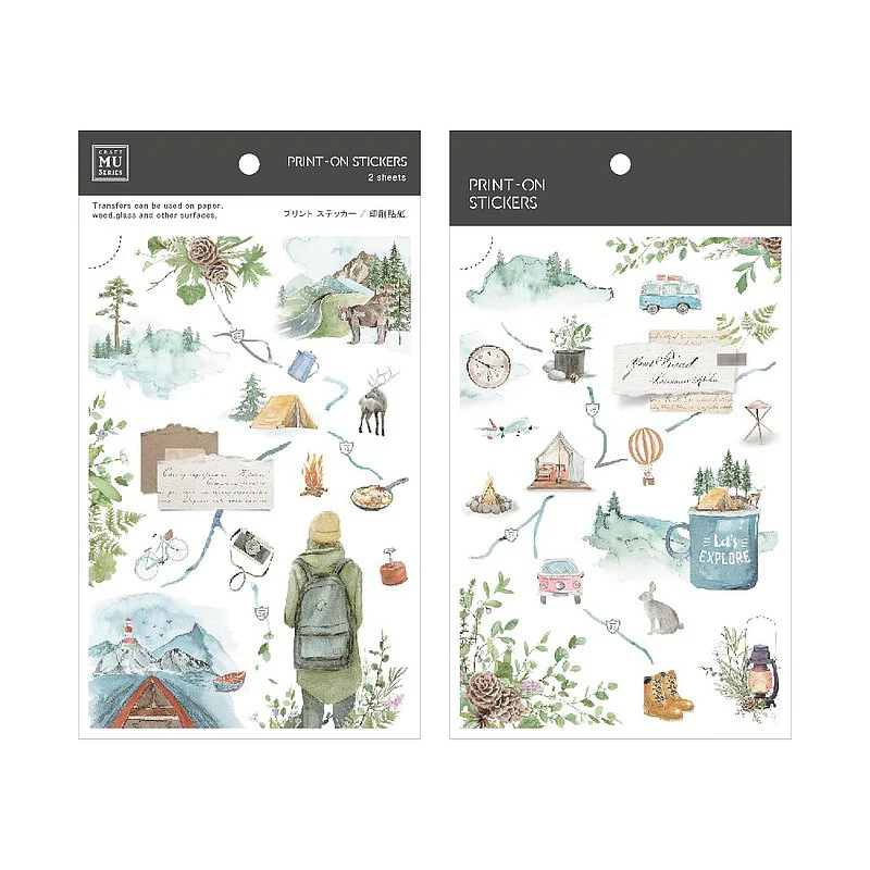MU LifeStyle | Pegatinas Transferibles 188 Spring Camping