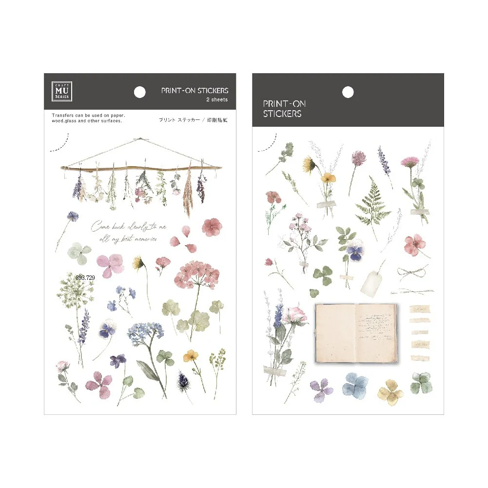 MU LifeStyle | Pegatinas Transferibles 194 Floral Classes