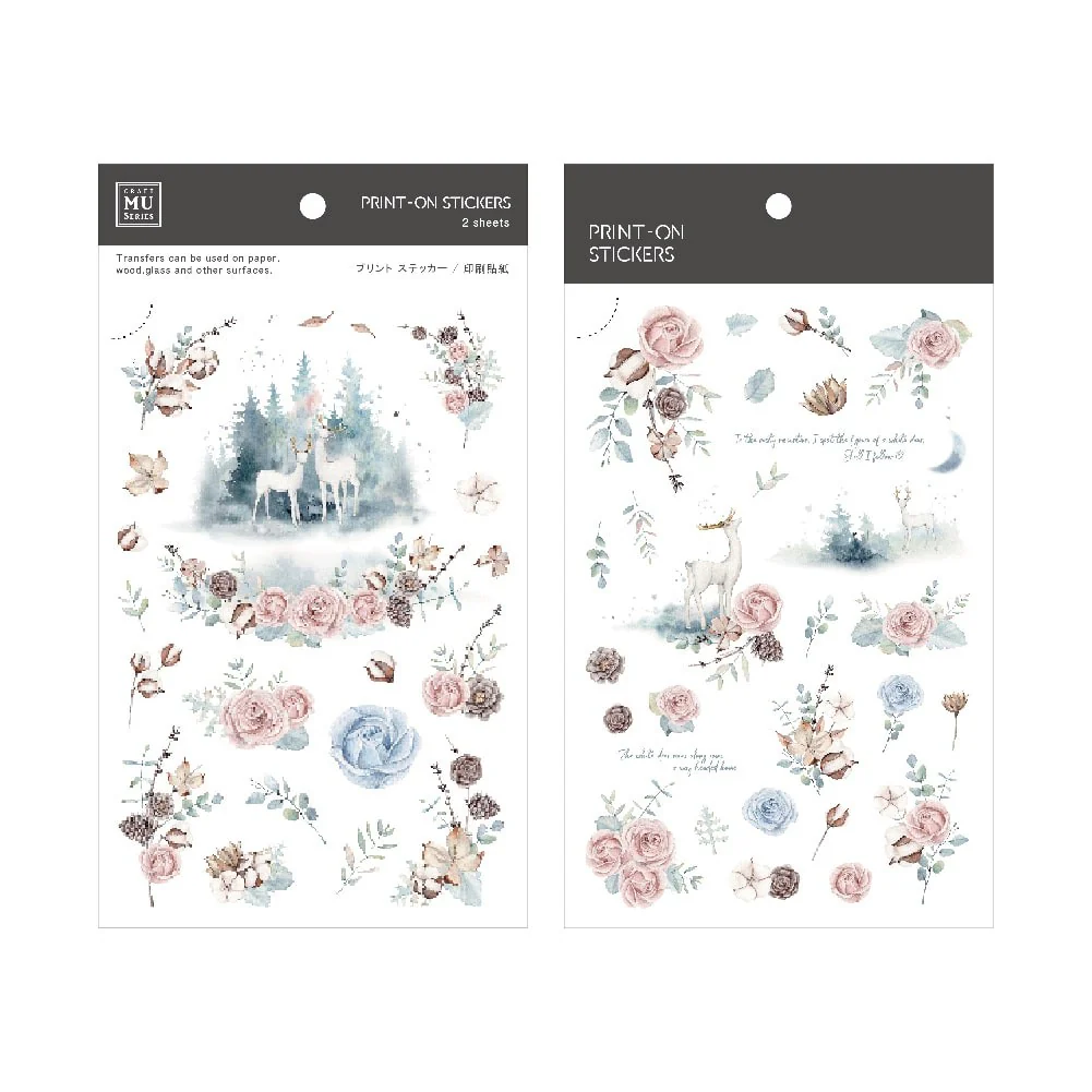 MU LifeStyle | Pegatinas Transferibles 208 Frozen Roses