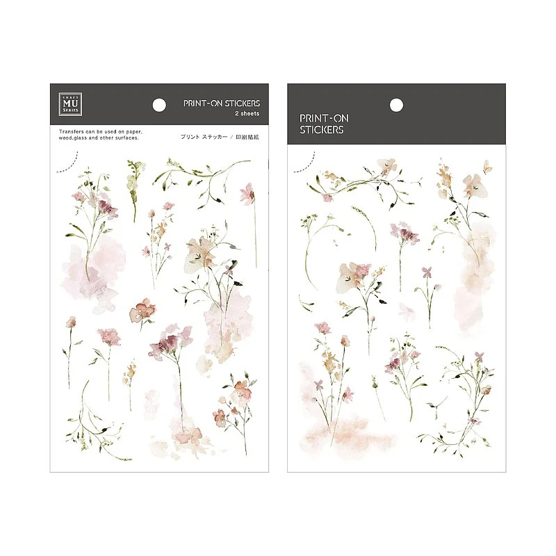 MU LifeStyle | Pegatinas Transferibles 222 Asakusa Flower