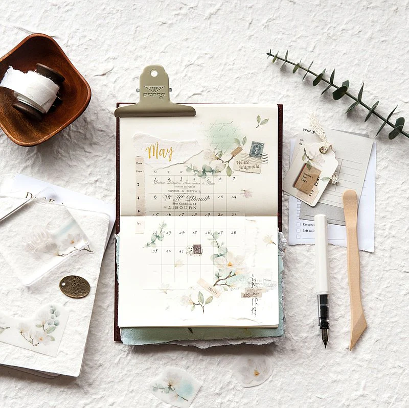 MU LifeStyle | Pegatinas Transferibles 223 Silent White Flower - Image 2