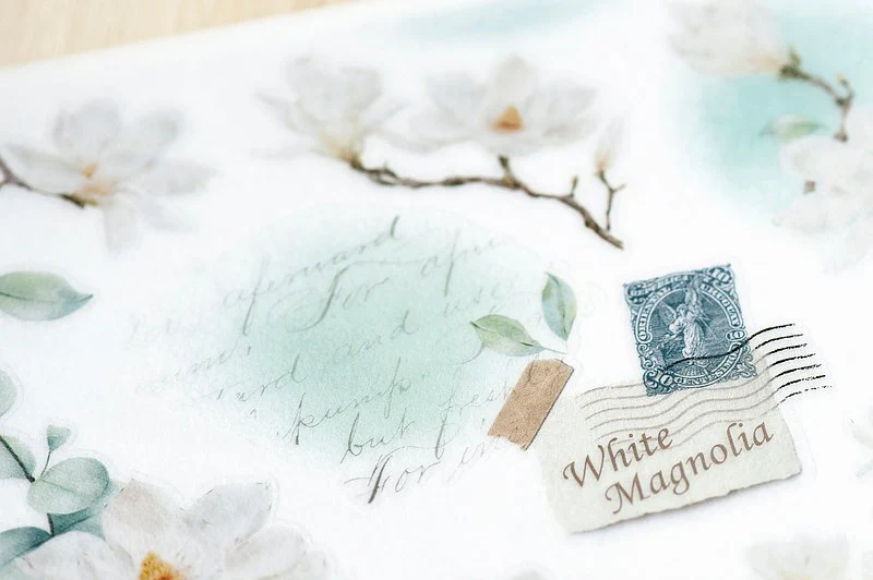 MU LifeStyle | Pegatinas Transferibles 223 Silent White Flower - Image 4