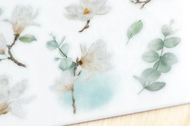 MU LifeStyle | Pegatinas Transferibles 223 Silent White Flower - Image 5