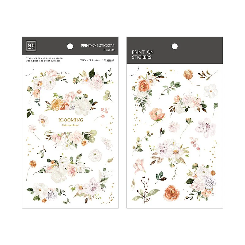 MU LifeStyle | Pegatinas Transferibles 224 Blooming Flowers