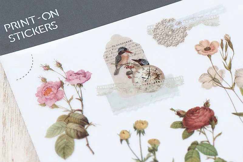MU LifeStyle | Pegatinas Transferibles 231 Journal Flower Tag - Image 3