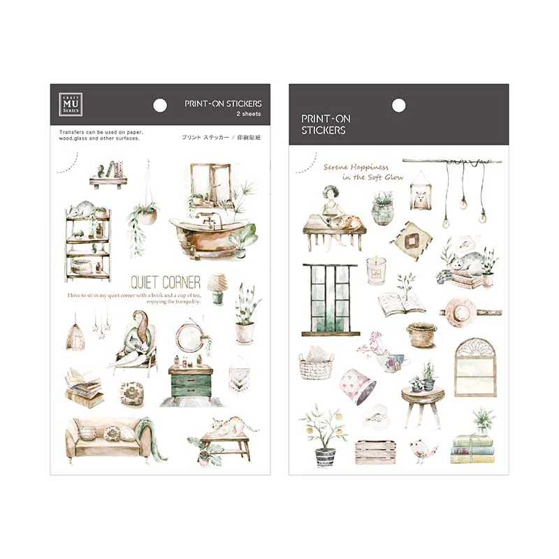 MU LifeStyle | Pegatinas Transferibles 273 Quiet Corner