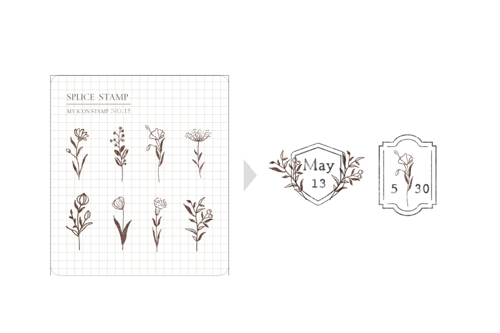 MU LifeStyle | Sellos de Silicona Individual Flowers - Image 2