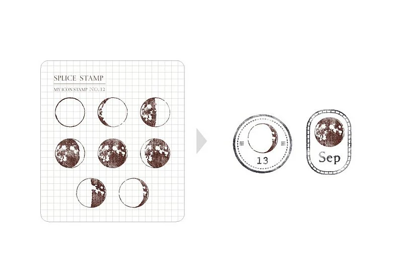 MU LifeStyle | Sellos de Silicona Moon Phases - Image 7