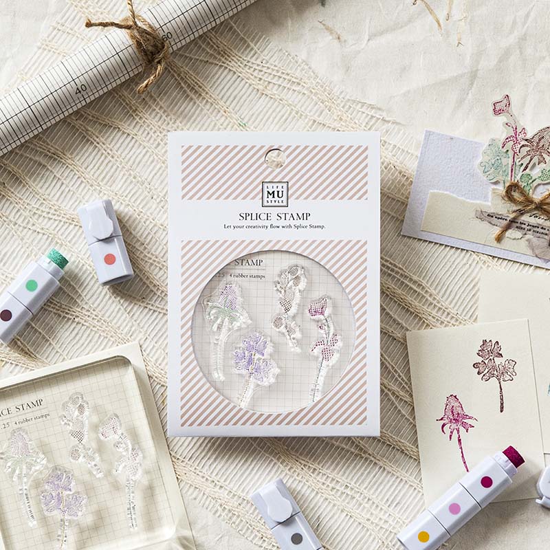MU LifeStyle | Sellos de Silicona Purple Flowers - Image 8