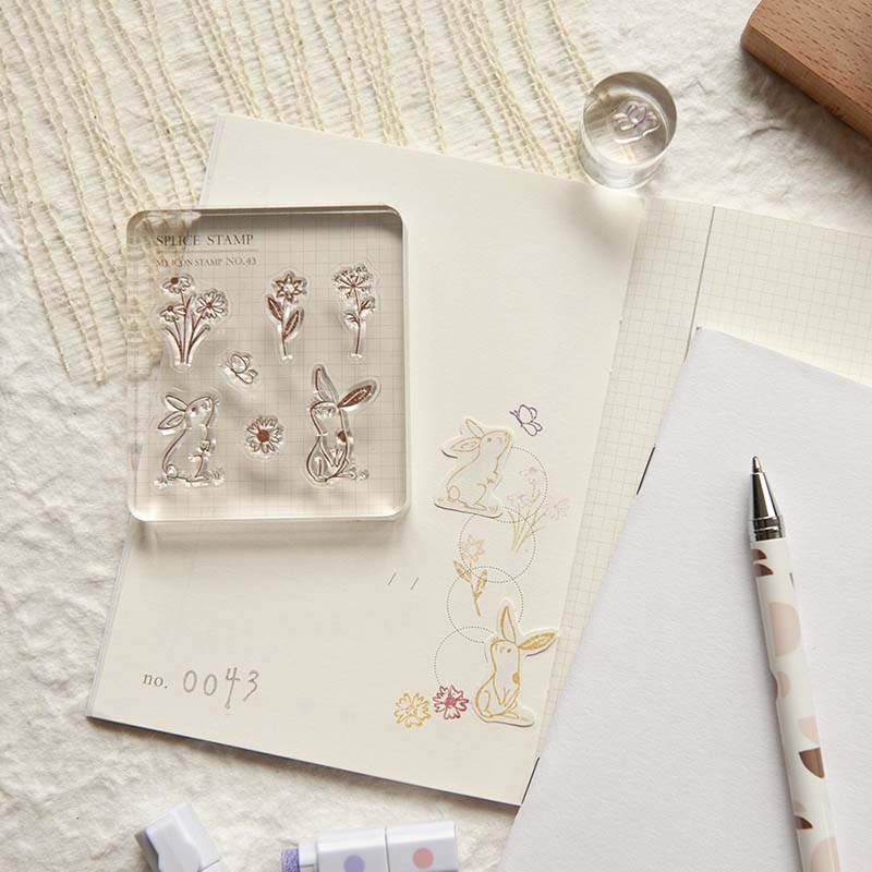 MU LifeStyle | Sellos de Silicona Rabbit Flower - Image 2