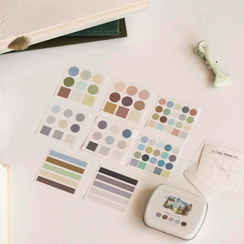 MU Lifestyle | Set de Pegatinas Mini Tin Palette 01 Moriyama