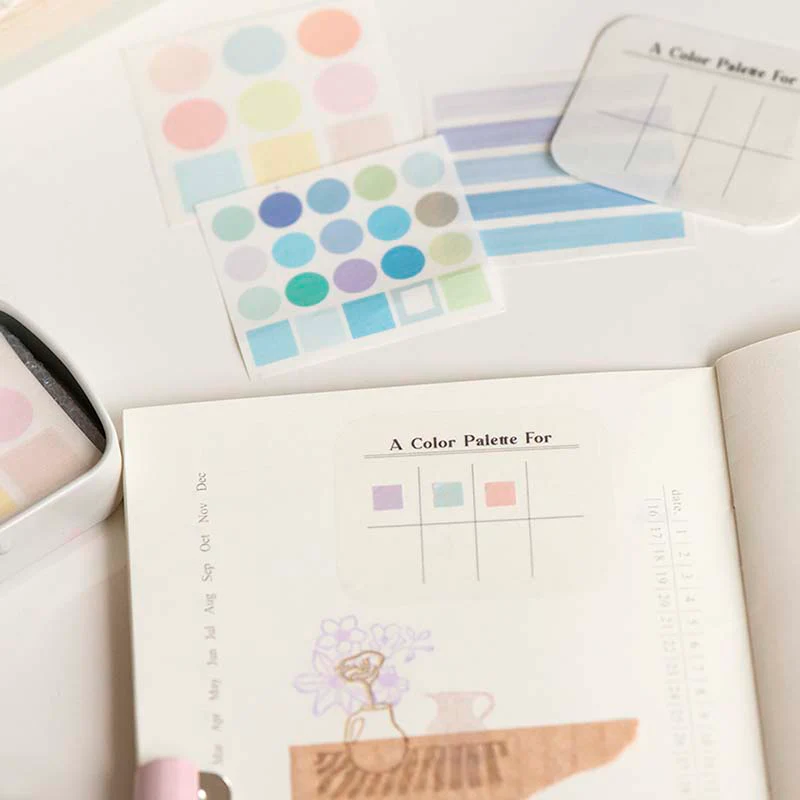 MU Lifestyle | Set de Pegatinas Mini Tin Palette 03 Picnic - Image 2