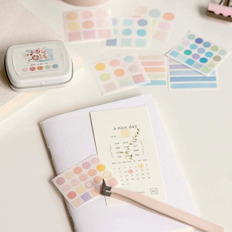MU Lifestyle | Set de Pegatinas Mini Tin Palette 03 Picnic - Image 3