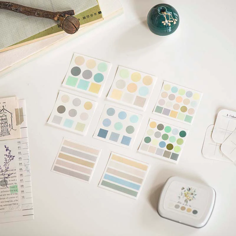 MU Lifestyle | Set de Pegatinas Mini Tin Palette 04 Fresh Flowers