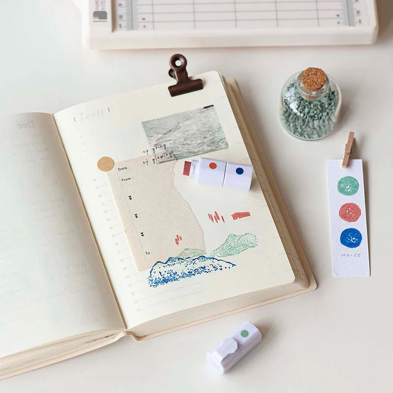 MU LifeStyle | Set de Tinta para Sellos Ink Pen 10 Aged Scroll Hue - Image 5
