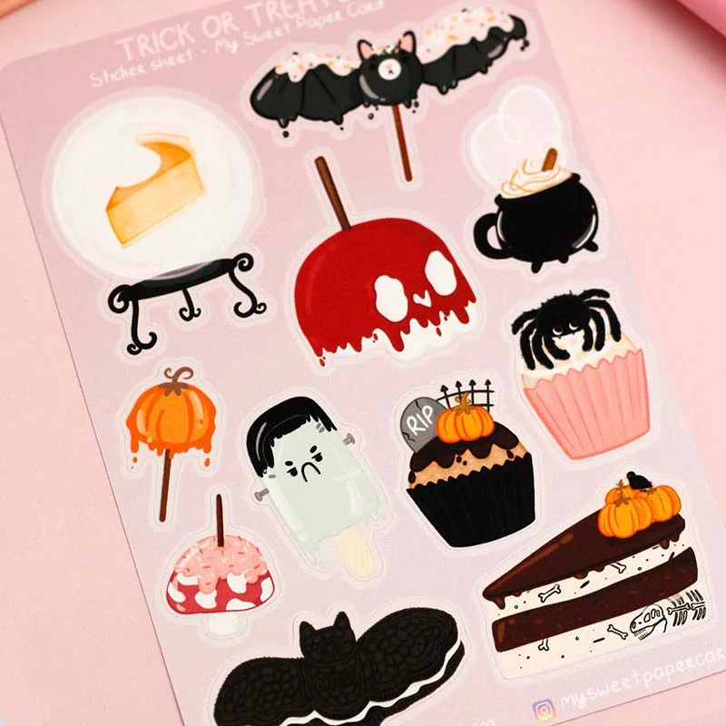 My Sweet Paper Card | Pegatinas Trick or Treats - Image 2