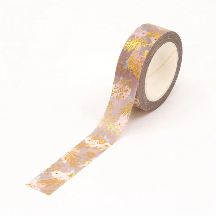 MZW | Foil Floral Washi Tape - Image 2