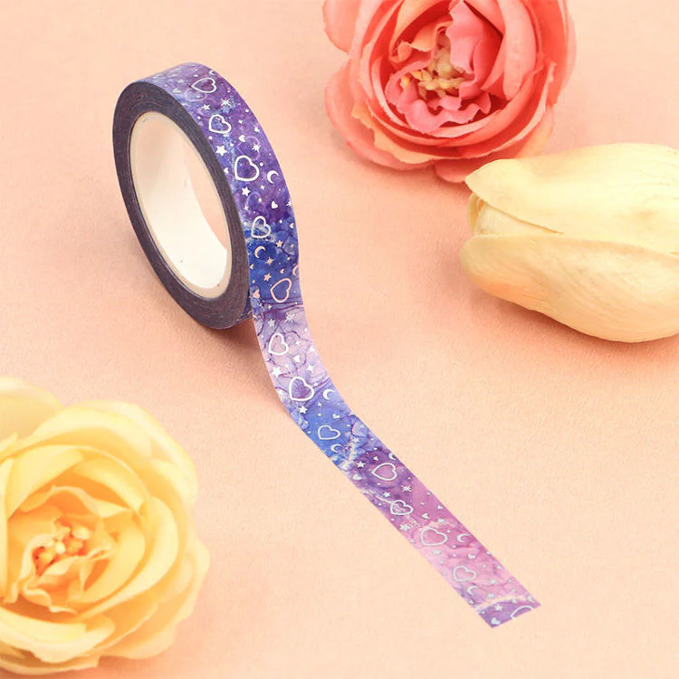 MZW | Loving Stars Heart Washi Tape - Image 2