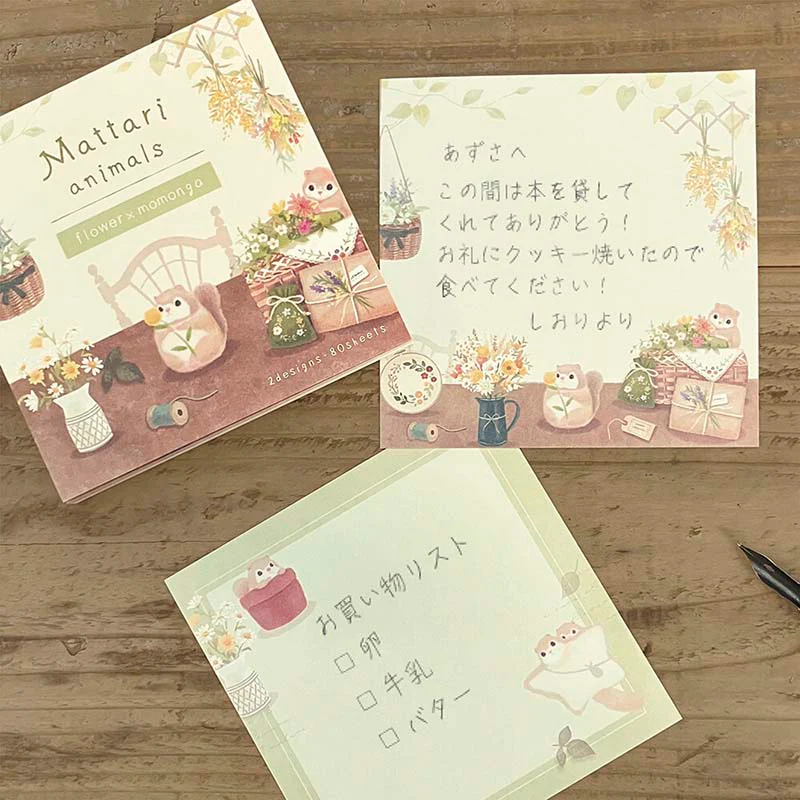 NB CO | Bloc de Notas Mattari Animals Flower Momonga - Image 6