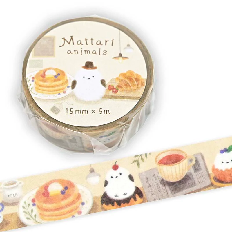 NB CO | Mattari Animals Shimaenaga Washi Tape