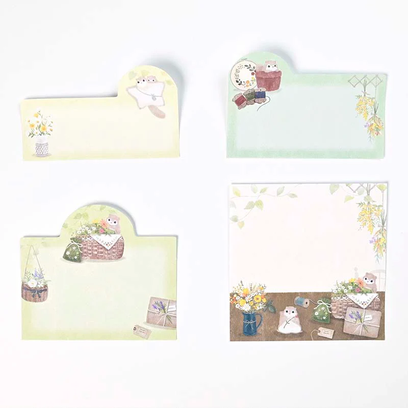 NB CO | Notas Adhesivas Multi Mattari Animals Flower Momonga - Image 2