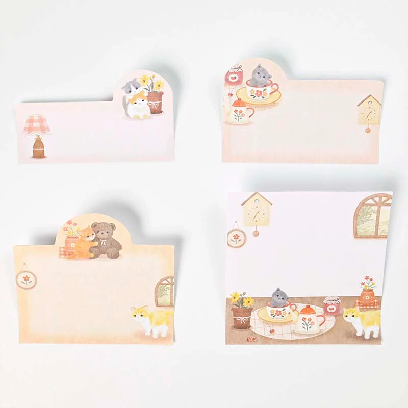NB CO | Notas Adhesivas Multi Mattari Animals Room Kitten - Image 2