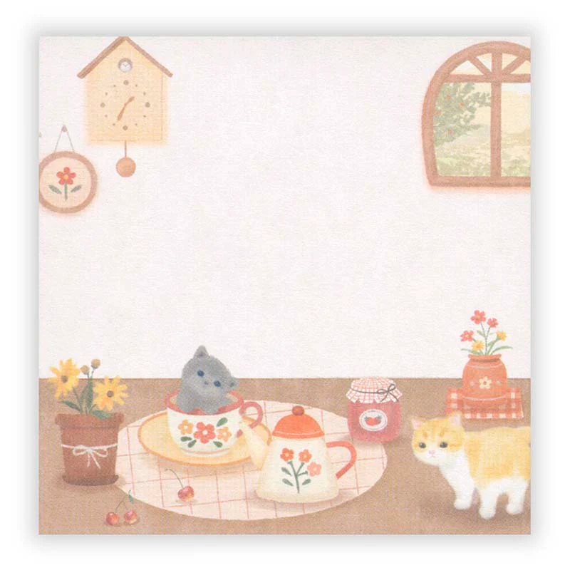 NB CO | Notas Adhesivas Multi Mattari Animals Room Kitten - Image 3