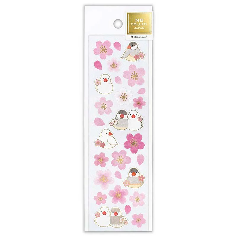 NB CO | Pegatinas Cherry Blossom and Japanese Birds