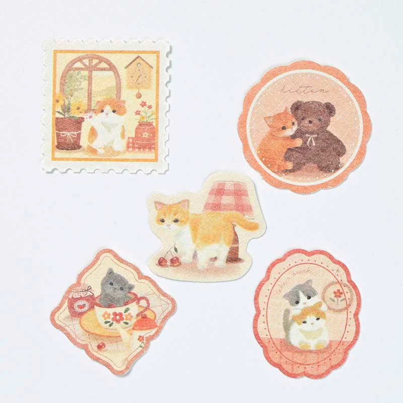 NB CO | Pegatinas Flake Mattari Animals Room Kitten - Image 2