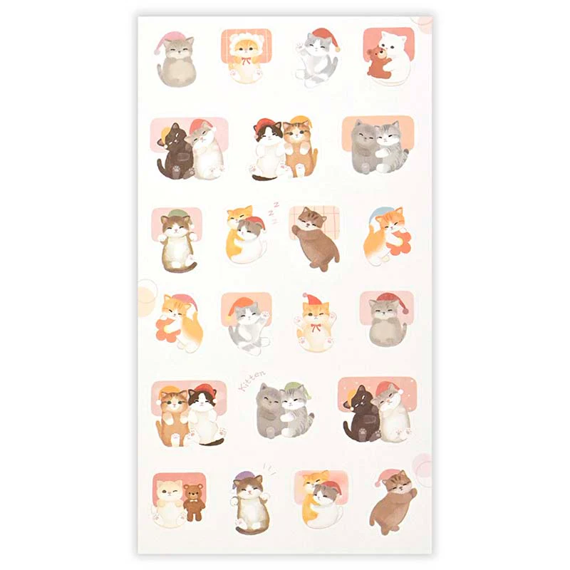 NB CO | Pegatinas Mattari Animals Good Night Kitten (2pc) - Image 3