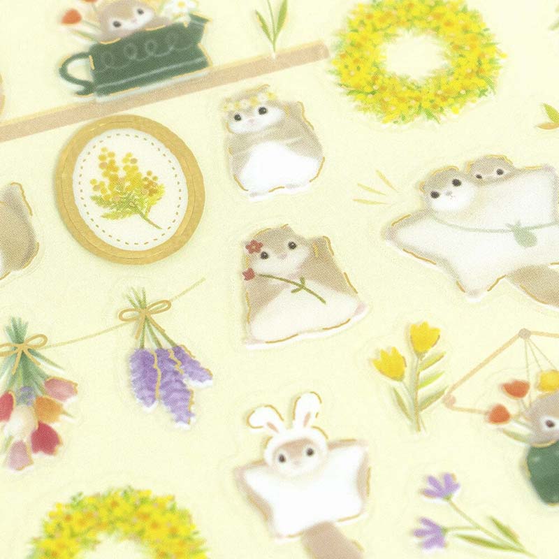 NB CO | Pegatinas Mini Animal Momonga Flower - Image 3