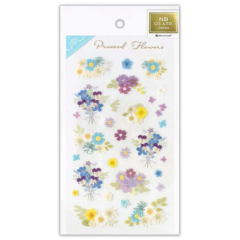 NB CO | Pegatinas Pressed Flowers Blue