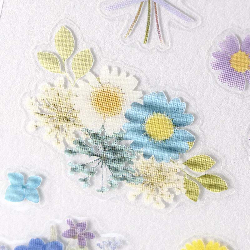NB CO | Pegatinas Pressed Flowers Blue - Image 2