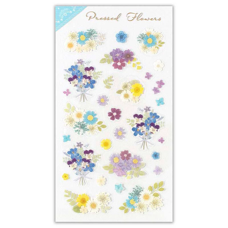 NB CO | Pegatinas Pressed Flowers Blue - Image 3