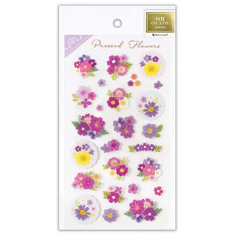 NB CO | Pegatinas Pressed Flowers Purple